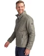 New York Giants Mono Cutter & Buck Rainier PrimaLoft® Mens Eco Insulated Full Zip Puffer Jacket Poplar Melange Side