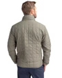 Jacksonville Jaguars Mono Cutter & Buck Rainier PrimaLoft® Mens Eco Insulated Full Zip Puffer Jacket Poplar Melange Back