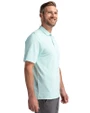 Tampa Bay Buccaneers Mono Cutter & Buck Virtue Eco Pique Botanical Print Recycled Mens Polo Fresh Mint Side