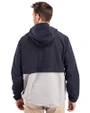 Denver Broncos Mono Cutter & Buck Charter Eco Recycled Mens Anorak Jacket Navy Blue/Polished Back