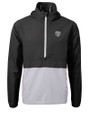 Chicago Bears Mono Cutter & Buck Charter Eco Recycled Mens Anorak Jacket Black/Polished Mannequin