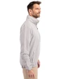 Washington Commanders Mono Cutter & Buck Charter Eco Knit Recycled Big & Tall Full-Zip Jacket Polished Medium Gray Side