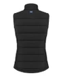 Chicago Bears Mono Cutter & Buck Evoke Hybrid Softshell Recycled Womens Full Zip Vest Black Mannequin Back