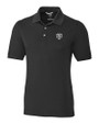 Chicago Bears Mono Cutter & Buck Advantage Eco Tri-Blend Pique Mens Big and Tall Polo Black Mannequin