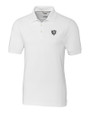 Chicago Bears Mono Cutter & Buck Advantage Eco Tri-Blend Pique Mens Big and Tall Polo White Mannequin