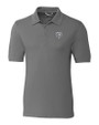 Chicago Bears Mono Cutter & Buck Advantage Eco Tri-Blend Pique Mens Polo Elemental Grey Mannequin