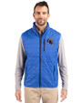 Los Angeles Rams NFL Helmet Cutter & Buck Rainier PrimaLoft® Mens Big and Tall Eco Insulated Full Zip Puffer Vest Royal Front
