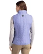 Seattle Seahawks Mono Cutter & Buck Rainier PrimaLoft® Womens Eco Insulated Full Zip Puffer Vest Hyacinth Melange Back