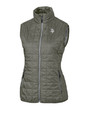 Minnesota Vikings Mono Cutter & Buck Rainier PrimaLoft® Womens Eco Insulated Full Zip Puffer Vest POM_MANN_HG 1