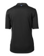 Los Angeles Chargers Mono Cutter & Buck Virtue Eco Pique Recycled Womens Polo Black Mannequin Back