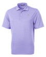 Los Angeles Chargers Mono Cutter & Buck Virtue Eco Pique Recycled Mens Polo Hyacinth Mannequin