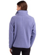 Seattle Seahawks Mono Cutter & Buck Cascade Eco Fleece Womens Pullover Jacket Hyacinth/Navy Blue Back