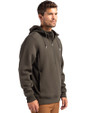  Las Vegas Raiders Mono Cutter & Buck Roam Epic Versatility Half Zip Recycled Mens Hooded Pullover Poplar Side