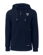 Chicago Bears Mono Cutter & Buck Roam Epic Versatility Half Zip Recycled Mens Hooded Pullover Navy Blue Mannequin
