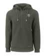 Chicago Bears Mono Cutter & Buck Roam Epic Versatility Half Zip Recycled Mens Hooded Pullover Poplar Mannequin