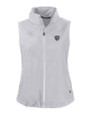 Chicago Bears Mono Cutter & Buck Charter Eco Recycled Full-Zip Womens Vest Polished Medium Gray Mannequin