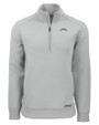 Los Angeles Chargers Mono Cutter & Buck Roam Epic Versatility Recycled Quarter Zip Mens Pullover Solitare Mannequin