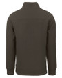 Chicago Bears Monochromatic Cutter & Buck Roam Recycled Buttery-Soft Knit Mens Quarter Zip Jacket Poplar Mannequin Back