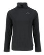 Los Angeles Chargers Mono Cutter & Buck Coastline Epic Comfort Recycled Womens Funnel Neck Black Mannequin