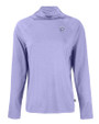 Chicago Bears Mono Cutter & Buck Coastline Epic Comfort Recycled Womens Funnel Neck Hyacinth Mannequin