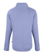 Chicago Bears Monochromatic Cutter & Buck Coastline Recycled Double Peached Womens Funnel Neck Pullover Hyacinth Mannequin Back