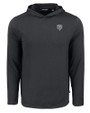 Chicago Bears Mono Cutter & Buck Coastline Epic Comfort Recycled Mens Hooded Shirt Black Mannequin