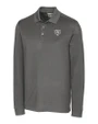 Chicago Bears Mono Cutter & Buck Advantage Eco Tri-Blend Pique Mens Long Sleeve Polo Elemental Grey Mannequin