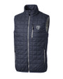 Chicago Bears Monochromatic Cutter & Buck Rainier Recycled Insulated Puffer Mens Full Zip Vest Anthracite Melange Mannequin