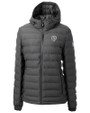 Chicago Bears Mono Cutter & Buck Mission Ridge Repreve® Eco Insulated Womens Puffer Jacket Elemental Grey Mannequin