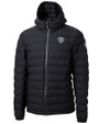 Chicago Bears Monochromatic Cutter & Buck Mission Ridge   Repreve® Recycled Insulated Puffer Mens Full Zip Jacket Black Mannequin