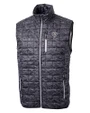 Chicago Bears Monochromatic Cutter & Buck Rainier Recycled Insulated Printed Puffer Mens Full Zip Vest Black Mannequin