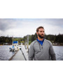 Cutter & Buck Mainsail Sweater-Knit Mens Half Zip Pullover Jacket POH_LFS_HG 1
