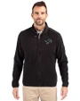 Detroit Lions Mono Cutter & Buck Cascade Eco Sherpa Mens Big & Tall Fleece Jacket Black Front