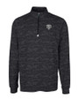 Chicago Bears Monochromatic Cutter & Buck Traverse Recycled Smooth Stretch Mens Big & Tall Camo Quarter Zip Pullover Black Mannequin