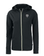 Chicago Bears Mono Cutter & Buck Daybreak Eco Recycled Womens Full Zip Hoodie Black Mannequin