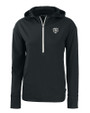 Chicago Bears Mono Cutter & Buck Daybreak Eco Recycled Womens Half Zip Hoodie Black Mannequin
