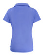 Los Angeles Chargers Mono Cutter & Buck Daybreak Eco Recycled Womens V-neck Polo Hyacinth Mannequin Back