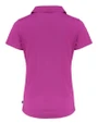 Los Angeles Rams Mono Cutter & Buck Daybreak Eco Recycled Womens V-neck Polo Gelato Fuchsia Mannequin Back