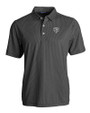 Chicago Bears Monochromatic Cutter & Buck Pike Recycled Symmetry Print Mens Big & Tall Polo Black/White Mannequin