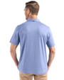 Tampa Bay Buccaneers Monochromatic Cutter & Buck Coastline Recycled Double Peached Mens Polo Hyacinth Back