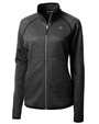 James Clemens High School Cutter & Buck Mainsail Sweater-Knit Womens Full Zip Jacket CCH_MANN_HG 1