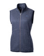James Clemens High School Cutter & Buck Mainsail Sweater Knit Womens Full Zip Vest LNH_MANN_HG 1