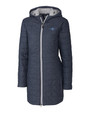 James Clemens High School Cutter & Buck Rainier PrimaLoft®  Womens Eco Insulated Hooded Long Coat ANM_MANN_HG 1