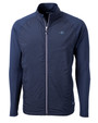 James Clemens High School Cutter & Buck Adapt Eco Knit Hybrid Recycled Mens Big & Tall Full Zip Jacket NVBU_MANN_HG 1