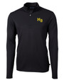 Mountain Brook High School Cutter & Buck Virtue Eco Pique Recycled Quarter Zip Mens Big & Tall Pullover BL_MANN_HG 1
