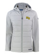 Mountain Brook High School Cutter & Buck Evoke Hybrid Eco Softshell Recycled Full Zip Womens Hooded Jacket CNC_MANN_HG 1