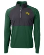 Mountain Brook High School Cutter & Buck Adapt Eco Knit Hybrid Recycled Mens Quarter Zip HTBL_MANN_HG 1