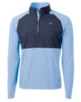 James Clemens High School Cutter & Buck Adapt Eco Knit Hybrid Recycled Mens Quarter Zip ALSNB_MANN_HG 1
