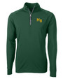Mountain Brook High School Cutter & Buck Adapt Eco Knit Stretch Recycled Mens Quarter Zip Pullover HT_MANN_HG 1