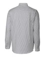 Iowa Hawkeyes Cutter & Buck Stretch Oxford Stripe Mens Big and Tall Long Sleeve Dress Shirt Charcoal Mannequin Back